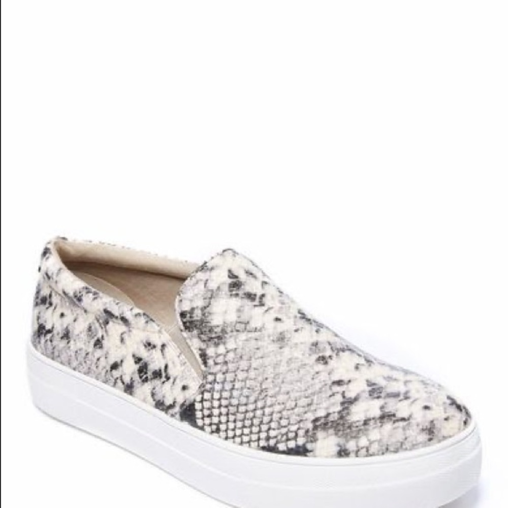Steve Madden snakeskin sneaker slip on